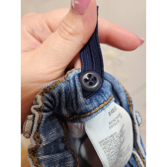 Levis Jeans Girls 8 Blue Jeans Adjustable Denim Bootcut Classic Mid Rise Staple - Picture 11 of 16